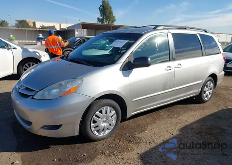 2008 Toyota Sienna Ce/Le из США, поврежденный, VIN 5TDZK23C18S154339